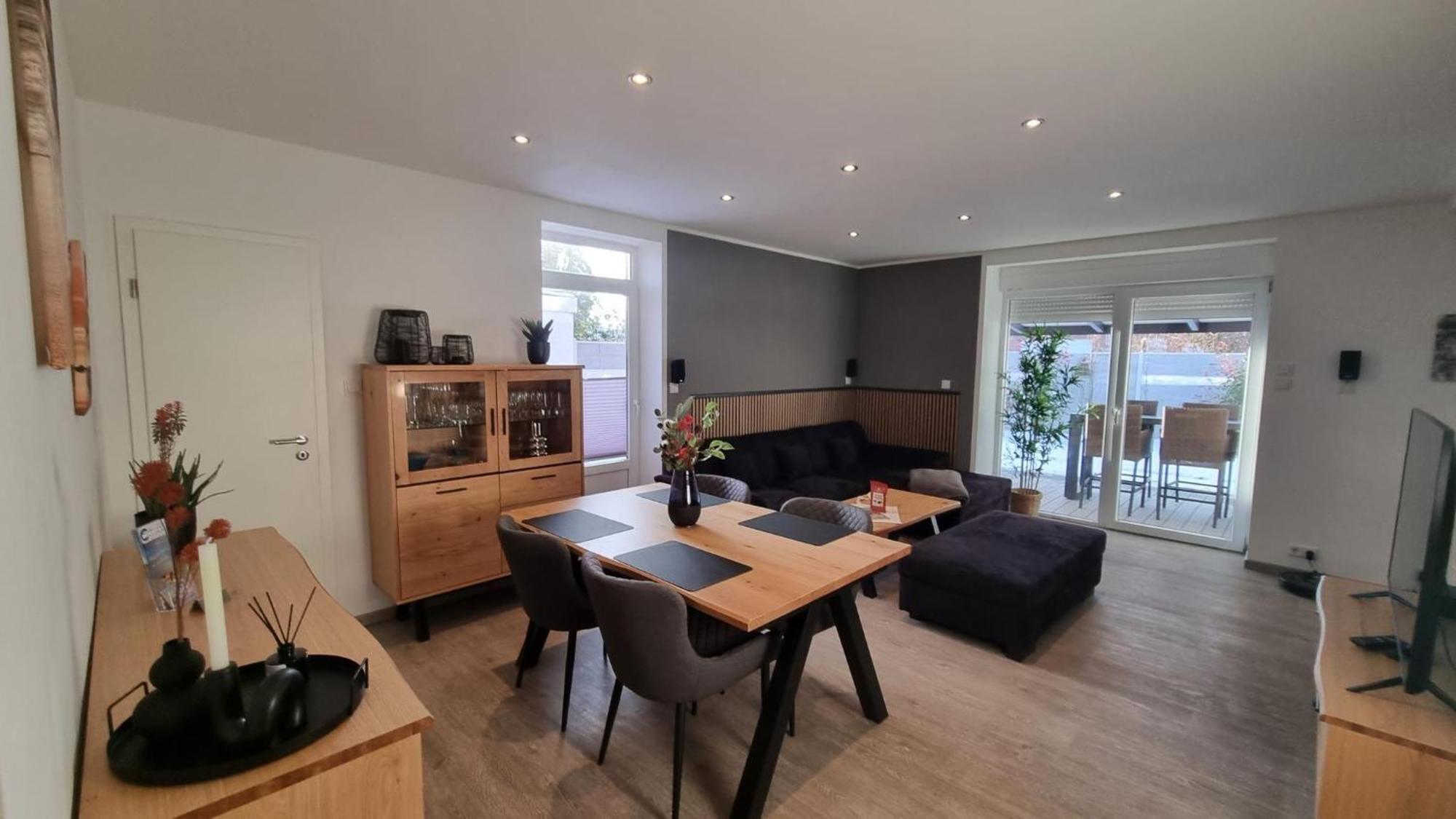 Ferienhaus-Hornhecht Dornumersiel Esterno foto